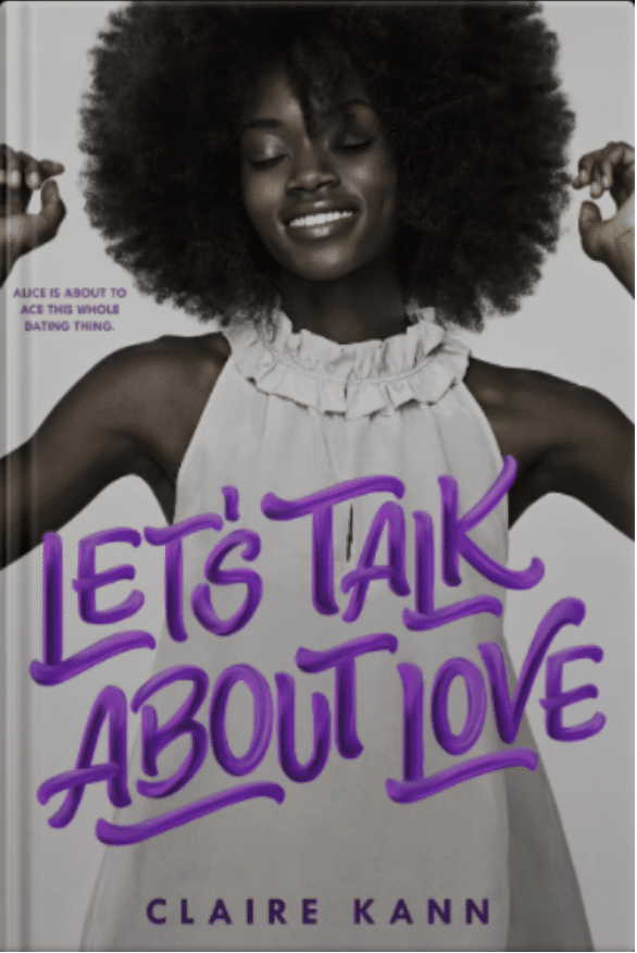 The cover of Let's Talk About Love by Claire Kann.